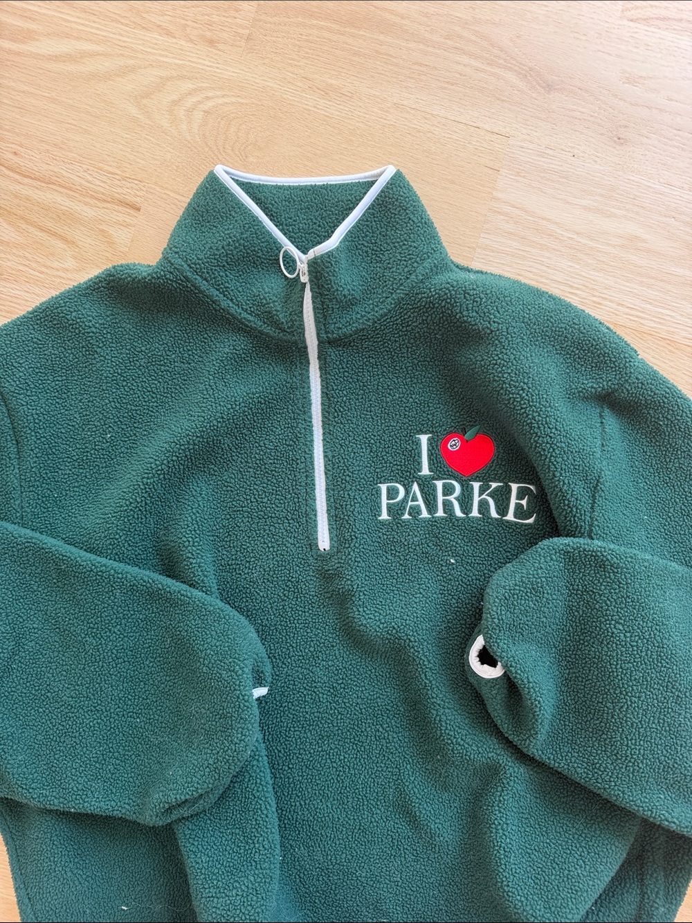 Parke NYC Limited Edition lightweight fleece quarter zip